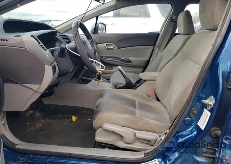 2012 Honda Civic Lx из США, поврежденный, VIN 2HGFB2F52CH508166